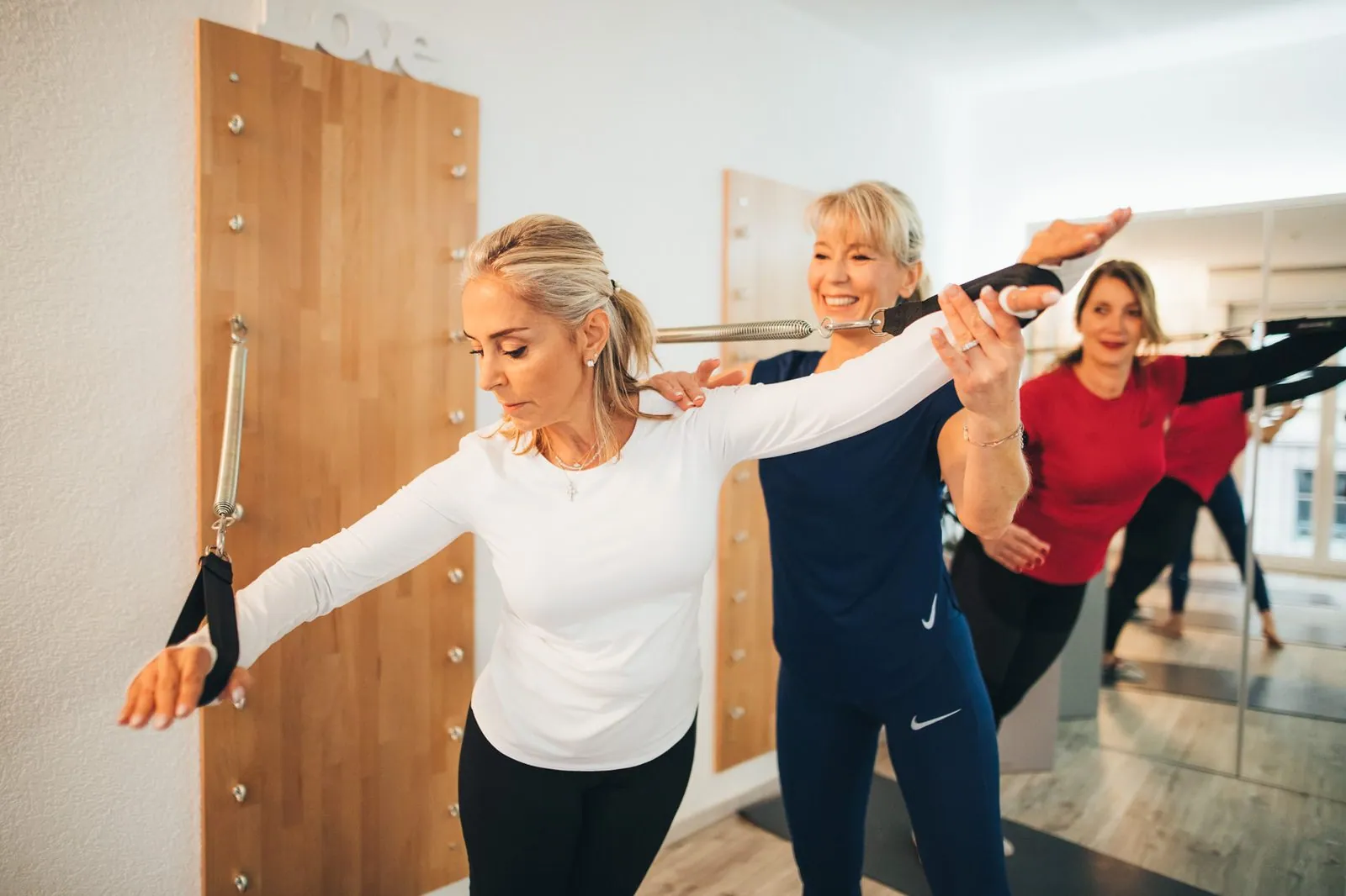 Groupe en cours semi-privé sur reformer